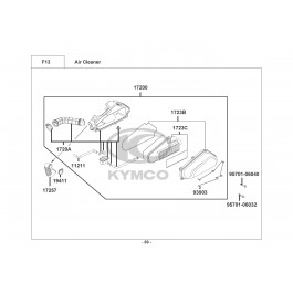 AGILITY 50 F 4T 12"-ΦΙΛΤΡΟΚΟΥΤΙ