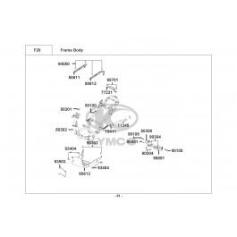 AGILITY 50 4T 12"-ΣΚΕΛΕΤΟΣ-ΒΑΣΗ ΚΙΝΗΤΗΡΑ