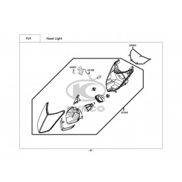 AGILITY CITY 50 (2013) 4T-ΕΜΠΡΟΣΘΙΟ ΦΑΝΑΡΙ