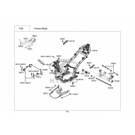 AGILITY 50 16+ 4T-ΣΚΕΛΕΤΟΣ-ΒΑΣΗ ΚΙΝΗΤΗΡΑ