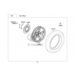 AGILITY CITY 125 (16) 2013-ΟΠΙΣΘΙΟΣ ΤΡΟΧΟΣ