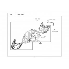 SUPER 8 125 (V.2014)-ΕΜΠΡΟΣΘΙΟ ΦΑΝΑΡΙ