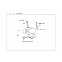 SUPER 8 125 (V.2014)-ΑΜΟΡΤΙΣΕΡ ΟΠΙΣΘΙΑ