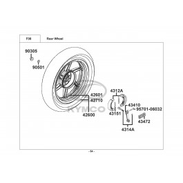 SUPER 8 125 (V.2009)-ΟΠΙΣΘΙΟΣ ΤΡΟΧΟΣ