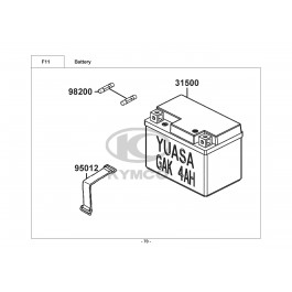 SUPER 8 125 (V.2009)-ΜΠΑΤΑΡΙΑ