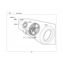 AGILITY CITY 150-ΟΠΙΣΘΙΟΣ ΤΡΟΧΟΣ