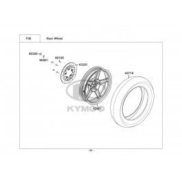 AGILITY CITY 150 16'' E3 2013-ΟΠΙΣΘΙΟΣ ΤΡΟΧΟΣ