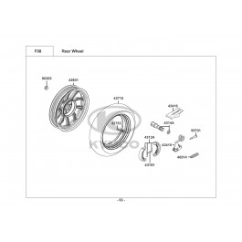 PEOPLE ONE 125i-ΟΠΙΣΘΙΟΣ ΤΡΟΧΟΣ