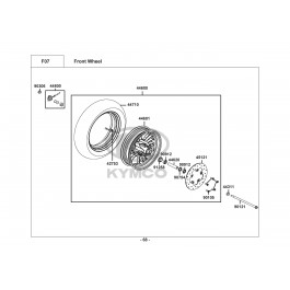 LIKE 125-ΕΜΠΡΟΣΘΙΟΣ ΤΡΟΧΟΣ