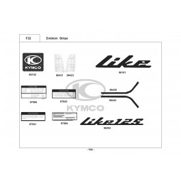 LIKE 125-ΑΥΤΟΚΟΛΛΗΤΑ