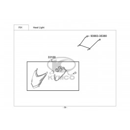 AGILITY 125 F (12")-ΕΜΠΡΟΣΘΙΟ ΦΑΝΑΡΙ