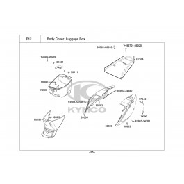AGILITY 125 F (12")-ΠΛΑΣΤΙΚΑ ΠΙΣΩ-ΝΤΟΥΛΑΠΙ ΣΕΛΛΑΣ