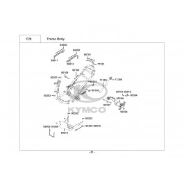 AGILITY 125 F (12")-ΣΚΕΛΕΤΟΣ-ΒΑΣΗ ΚΙΝΗΤΗΡΑ