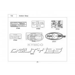 AGILITY 125 F (12")-ΑΥΤΟΚΟΛΛΗΤΑ
