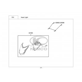 AGILITY 125 4T (12")-ΕΜΠΡΟΣΘΙΟ ΦΑΝΑΡΙ