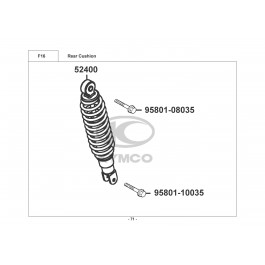 AGILITY 125 4T (12")-ΑΜΟΡΤΙΣΕΡ ΟΠΙΣΘΙΑ