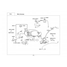 AGILITY 125 4T (12")-ΚΑΛΩΔΙΩΣΗ-ΗΛΕΚΤΡΙΚΑ ΜΕΡΗ