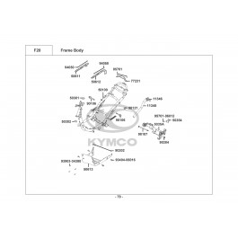 AGILITY 125 4T (12")-ΣΚΕΛΕΤΟΣ-ΒΑΣΗ ΚΙΝΗΤΗΡΑ