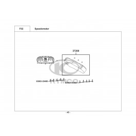 X-TOWN 125i CBS E4-ΤΑΧΥΜΕΤΡΟ (ΚΟΝΤΕΡ)