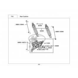 X-TOWN 125i CBS E4-ΑΜΟΡΤΙΣΕΡ ΟΠΙΣΘΙΑ