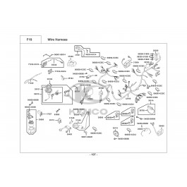 XCITING 250 (ΚΑΘΡΕΦΤΕΣ ΣΤΗΝ ΠΟΔΙΑ)-ΚΑΛΩΔΙΩΣΗ-ΗΛΕΚΤΡΙΚΑ ΜΕΡΗ
