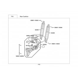 XCITING 250 (ΚΑΡΠΥΡΑΤΕΡ-ΚΑΘΡΕΦΤΕΣ ΣΤO TIMONI)-ΑΜΟΡΤΙΣΕΡ ΟΠΙΣΘΙΑ