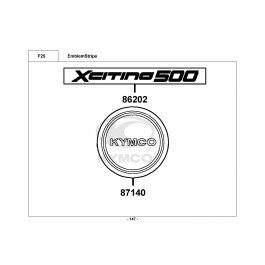 XCITING 500 E3-ΑΥΤΟΚΟΛΛΗΤΑ