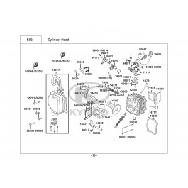 AGILITY 16+  125i CBS-ΚΕΦΑΛΗ ΚΥΛΙΝΔΡΟΥ