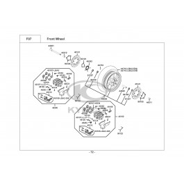 XCITING 250i-ΕΜΠΡΟΣΘΙΟΣ ΤΡΟΧΟΣ