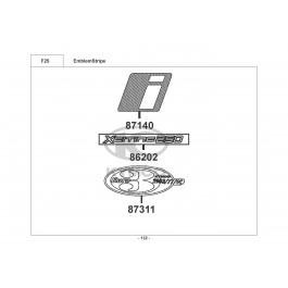 XCITING 250i-ΑΥΤΟΚΟΛΛΗΤΑ