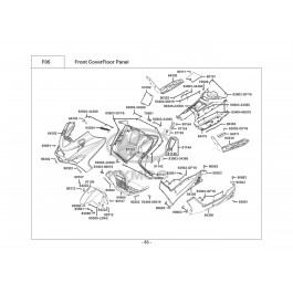 XCITING 300i-ΠΟΔΙΑ ΕΜΠΡΟΣΘΙΑ-ΔΑΠΕΔΟ ΚΕΝΤΡΙΚΟ
