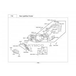 XCITING 300Ri MMC-ΟΠΙΣΘΙΟ ΦΑΝΑΡΙ-ΟΠΙΣΘΙΟ ΦΤΕΡΟ