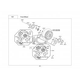 XCITING 500i UBS-ΕΜΠΡΟΣΘΙΟΣ ΤΡΟΧΟΣ