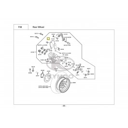 XCITING 500i UBS-ΟΠΙΣΘΙΟΣ ΤΡΟΧΟΣ