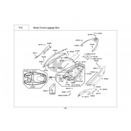 XCITING 500i UBS-ΠΛΑΣΤΙΚΑ ΠΙΣΩ-ΝΤΟΥΛΑΠΙ ΣΕΛΛΑΣ