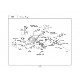 XCITING 500i UBS-ΣΚΕΛΕΤΟΣ-ΒΑΣΗ ΚΙΝΗΤΗΡΑ