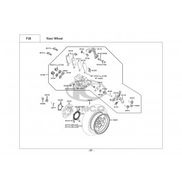 XCITING R 500i MMC ABS-ΟΠΙΣΘΙΟΣ ΤΡΟΧΟΣ