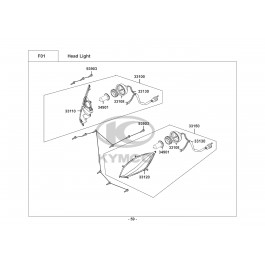 XCITING R 500i MMC-ΕΜΠΡΟΣΘΙΟ ΦΑΝΑΡΙ
