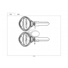 DINK 125 ('95-'97)-ΚΛΕΙΔΙ