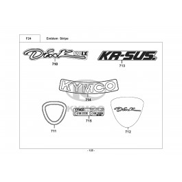 DINK 125 LX-ΑΥΤΟΚΟΛΛΗΤΑ