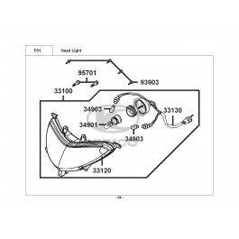 GRAND DINK 125 E2-ΕΜΠΡΟΣΘΙΟ ΦΑΝΑΡΙ