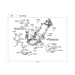 DINK 125 E3 (2007-2017)-ΣΚΕΛΕΤΟΣ-ΒΑΣΗ ΚΙΝΗΤΗΡΑ