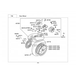 YUP 250-ΟΠΙΣΘΙΟΣ ΤΡΟΧΟΣ