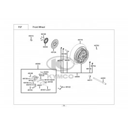 DOWNTOWN 300i-ΕΜΠΡΟΣΘΙΟΣ ΤΡΟΧΟΣ