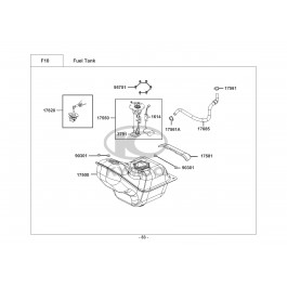 DOWNTOWN 300i ABS-ΤΕΠΟΖΙΤΟ ΚΑΥΣΙΜΟΥ
