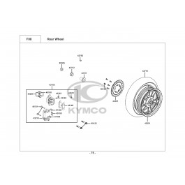 DOWNTOWN 300i v2-ΟΠΙΣΘΙΟΣ ΤΡΟΧΟΣ