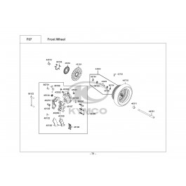 DOWNTOWN 350i-ΕΜΠΡΟΣΘΙΟΣ ΤΡΟΧΟΣ