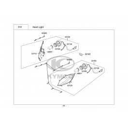 XCITING 400i-ΕΜΠΡΟΣΘΙΟ ΦΑΝΑΡΙ