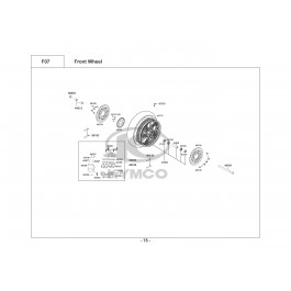 XCITING 400i-ΕΜΠΡΟΣΘΙΟΣ ΤΡΟΧΟΣ