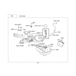 XCITING 400i-ΤΕΠΟΖΙΤΟ ΚΑΥΣΙΜΟΥ